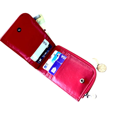 Flat Leather RFID Wallet