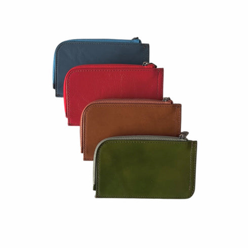 Flat Leather RFID Wallet