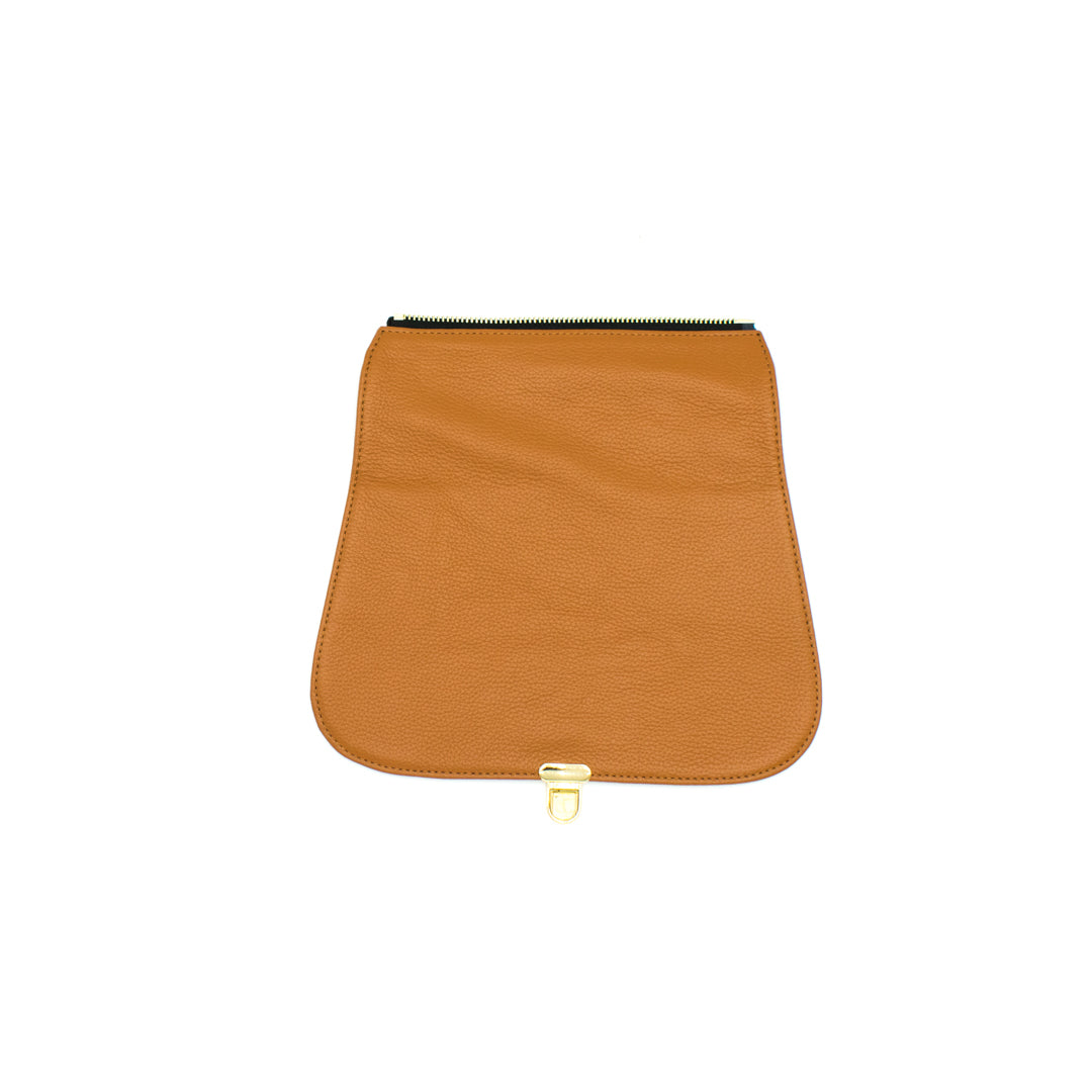 tan front flap for Diva bag 